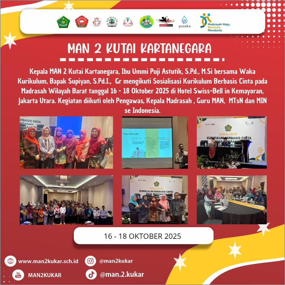 Kepala MAN 2 Kukar Ikuti Kegiatan Sosialisasi KBC 